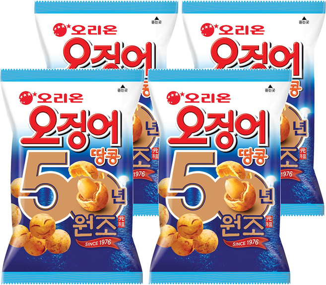 오징어땅콩, 98g, 4개
