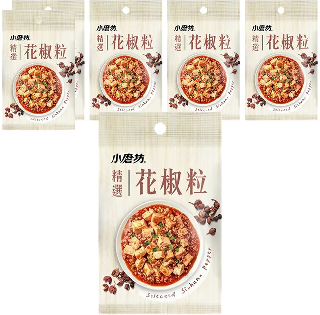 小磨坊 花椒粒, 8g, 6包