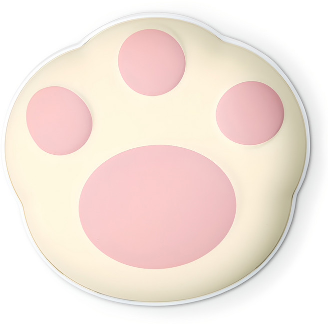 단미 고양이 발바닥 보조배터리 손난로, PAW, 화이트