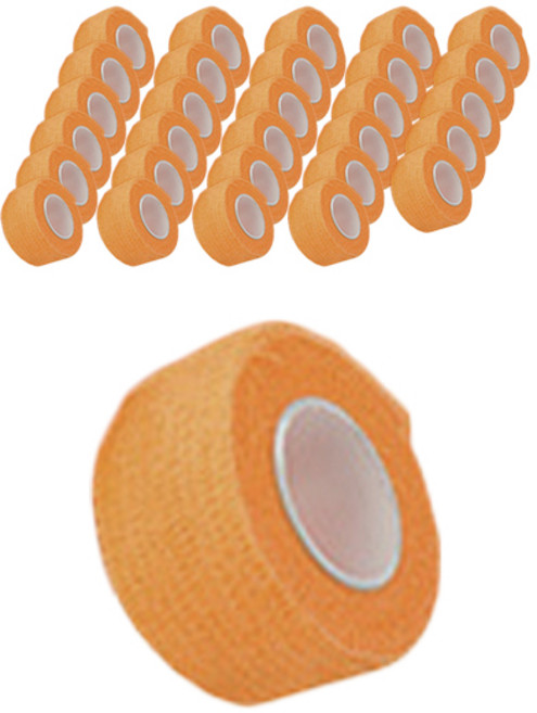 하이가이 고탄력 자가점착 붕대 오렌지 2.5cm, 1개, 48개입