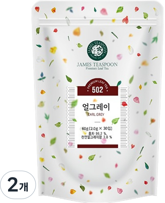 JAMES TEASPOON 伯爵茶, 2g, 30入, 2個