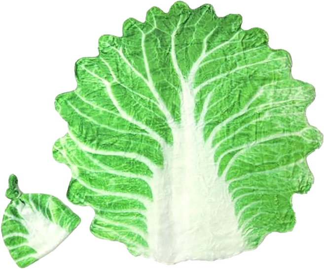 白菜包巾 帽子 + 毛毯