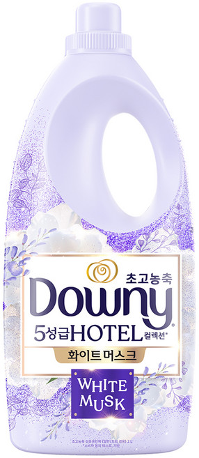 다우니 초고농축 호텔 컬렉션 섬유유연제 화이트 머스크 본품, 2L, 1개입, 1개