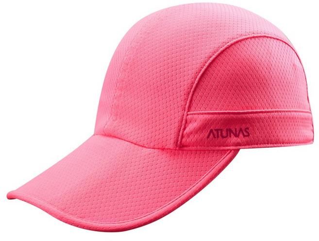ATUNAS 歐都納 玩美肌光超輕摺疊帽 A1AH2002N, 螢光粉, 1個