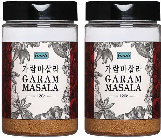 foodi 가람마살라, 120g, 2개