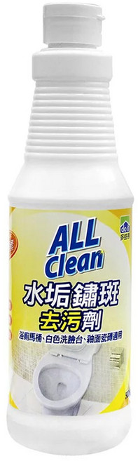 do it 多益得 ALL Clean 水垢鏽斑去污劑 浴室馬桶清潔劑 白色洗臉台適用, 500g, 1瓶