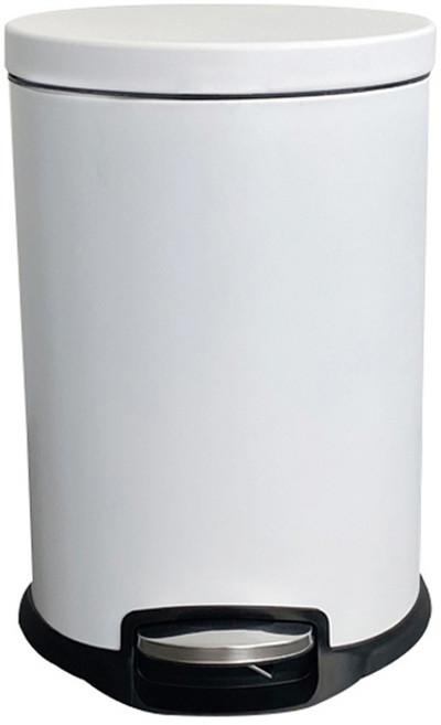 팬물산 심플리 무소음 휴지통 20L, 화이트
