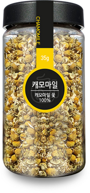 다온 캐모마일 허브티 잎차 병 용기, 1개, 35g, 1개