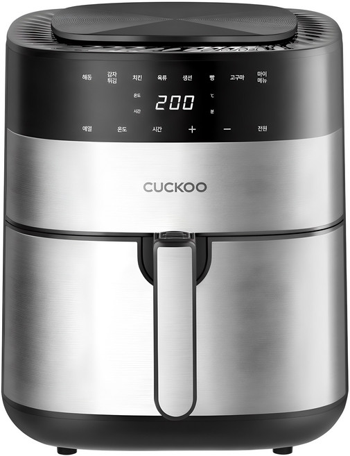 쿠쿠 에어프라이어 5.5L, CAF-G0610TB, 블랙