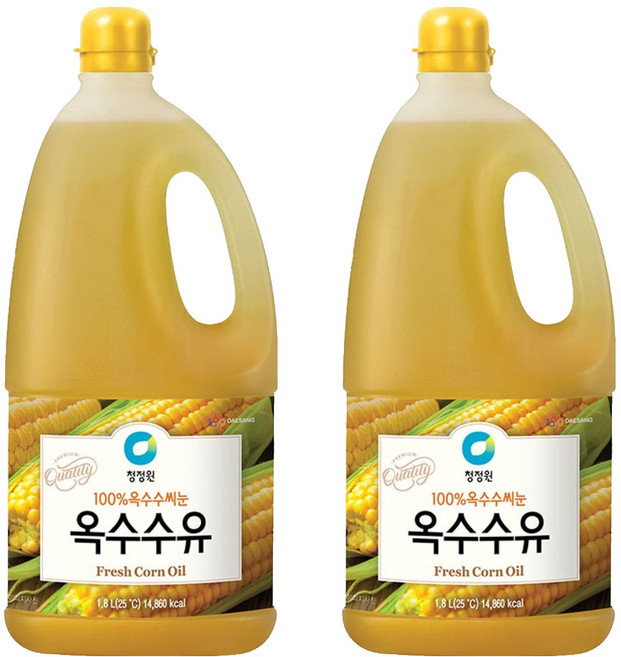 清淨園 玉米胚芽油, 1.8L, 2瓶