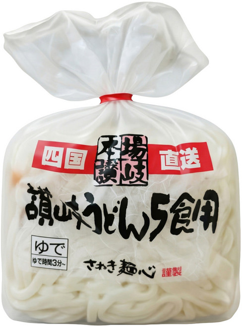 本場讚岐烏龍麵 5份, 900g, 1袋