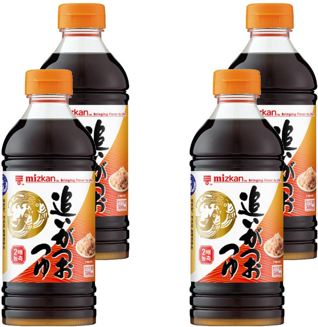 미쯔칸 농축 쯔유, 500ml, 4개