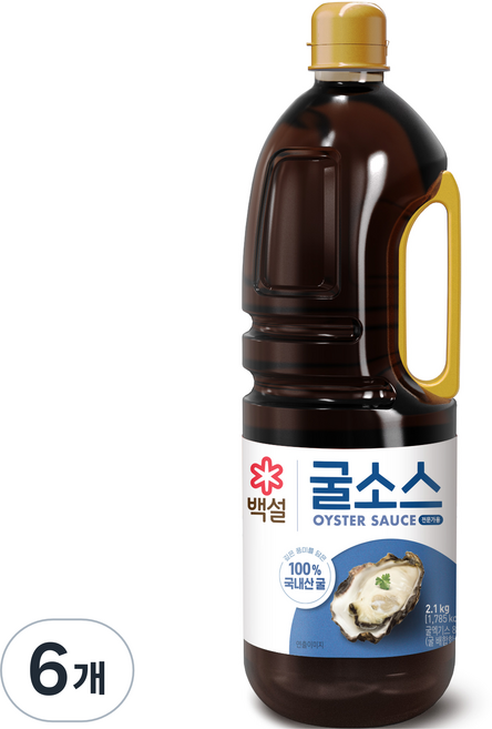 백설 굴소스, 2.1kg, 6개