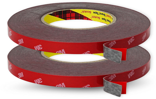 쓰리엠 아크릴 폼 양면 테이프 그레이 20mm x 1.5m, 2개