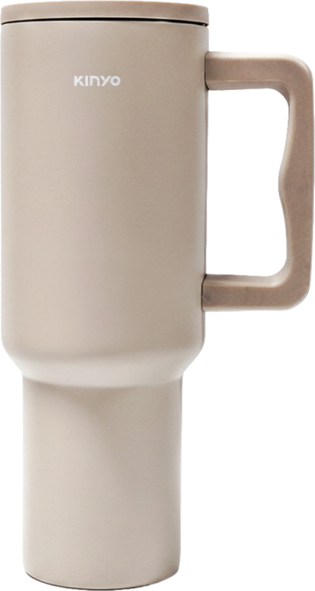 Kinyo 不鏽鋼大容量保溫杯 KIM-3025, 米色, 1.2L, 1個