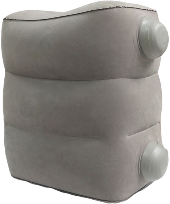 充氣腳踏墊按壓款, 淺灰色