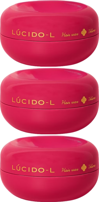 LUCIDO-L 樂絲朵 蓬鬆持久O型腊(小) P-32894 超強塑型力 O字型頭頂蓬鬆感維持, 20g, 3個