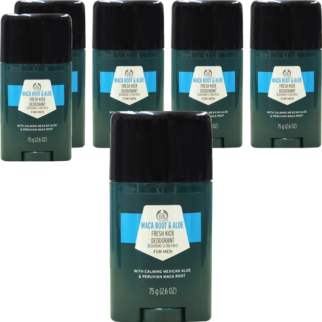 THE BODY SHOP 美體小舖 瑪卡根清爽體香膏, 75g, 6瓶