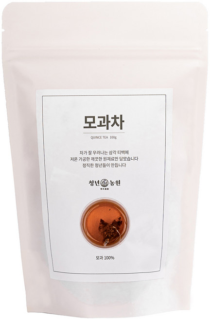 청년농원 저온가공 모과차 삼각티백, 50개입, 1개, 2g