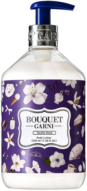 부케가르니 바디로션 바닐라머스크향, 520ml, 1개