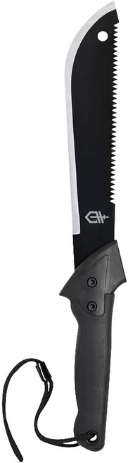 GERBER Gator 戶外露營切鋸雙功能鱷魚柄掃刀/短刃 31-000926, 1個, 雙功能 黑色