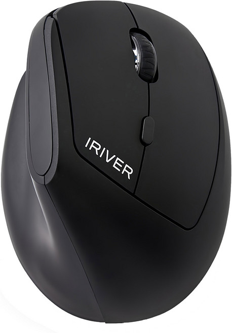 아이리버 작은손 무선 버티컬 마우스 EQwear-Lady Vertical Grip EV15, 블랙