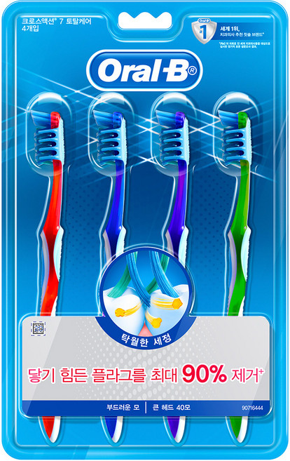 오랄비 크로스액션 프로 헬스 7 토탈케어, 4개입, 1개