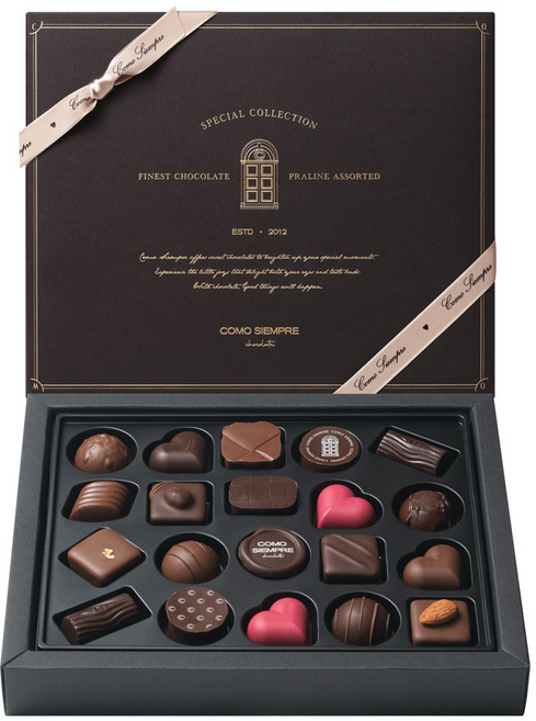 꼬모쎔쁘레 시그니쳐 초콜릿 세트, 180g, 1세트