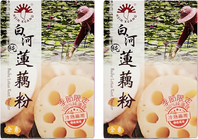 新光洋菜 白河蓮藕粉, 20g, 2盒