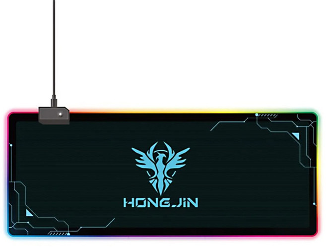 HONG JIN 宏晉 RGB鼠墊 大(90 x 40 x 4cm), RGB, 1個