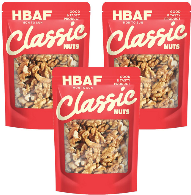 바프 클래식 넛츠 호두, 150g, 3개