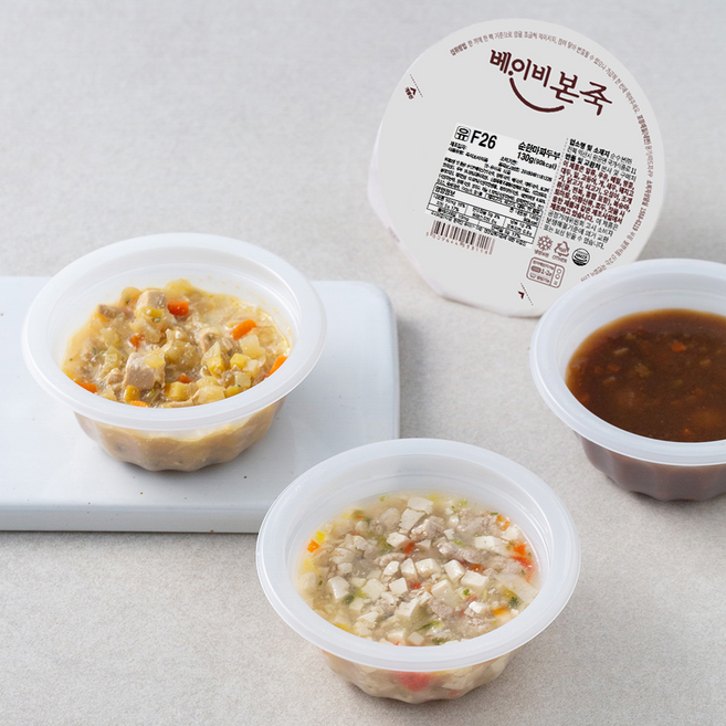 베이비본죽 냉장 유아식 D세트(13개월 이후), 540g, 1세트