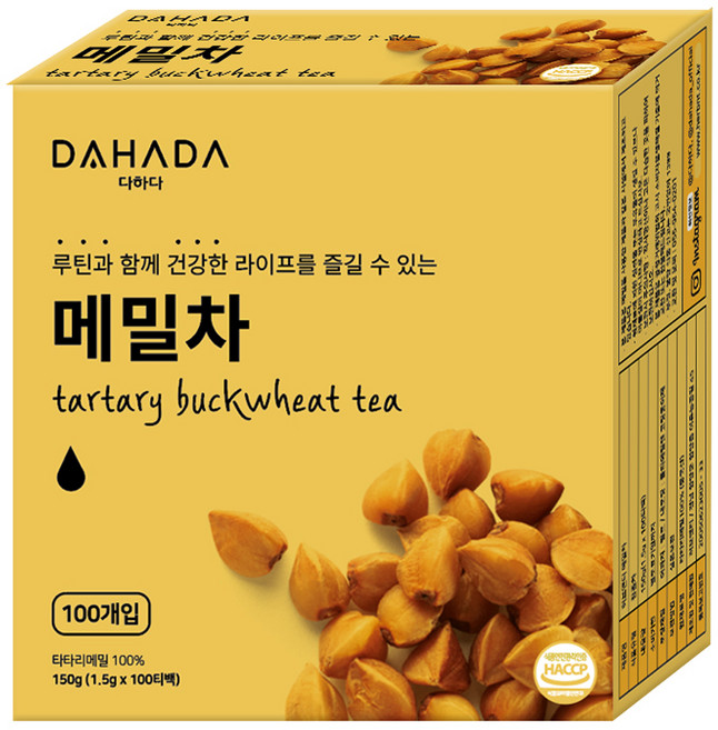 다하다 메밀차, 1.5g, 100개입, 1개