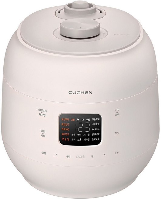 CUCHEN 酷晨 The Fit 雙重壓力電壓力鍋 6人份, CRS-FWK0640I, IVORY