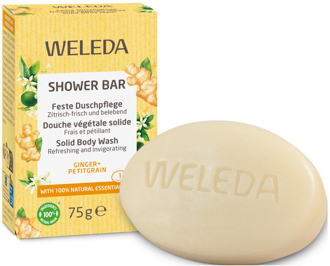 WELEDA 薇蕾德 薑葉柑橘沐浴皂, 1個, 75g