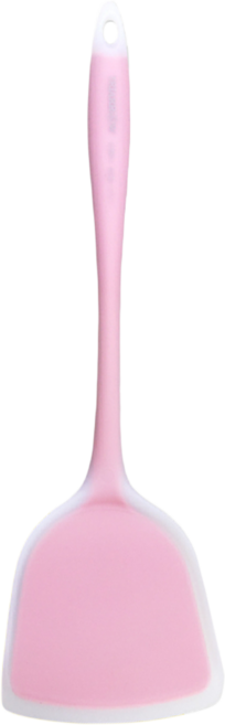 TRIARROW 三箭牌 炫彩耐熱矽膠鍋鏟 10x33.5cm, 粉色, 1個