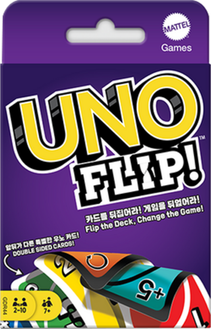 UNO 플립 카드게임, 혼합색상, 1개