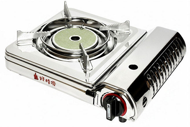 好棒優 F798 遠紅外線卡式爐 附贈收納盒 內藏式安全機制, 不鏽鋼 銀色, 1個