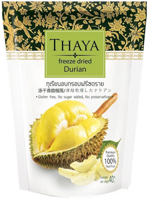 THAYA 榴槤乾, 40g, 1包