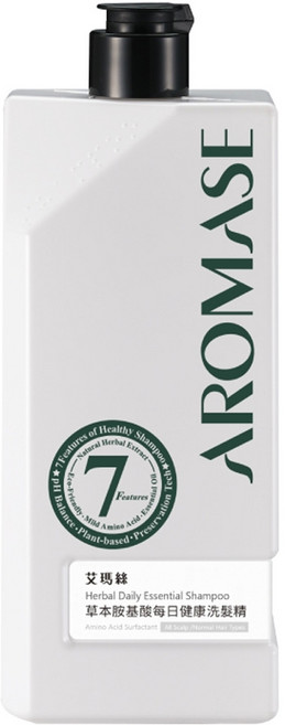 AROMASE 艾瑪絲 草本胺基酸每日健康洗髮精, 520ml, 1瓶