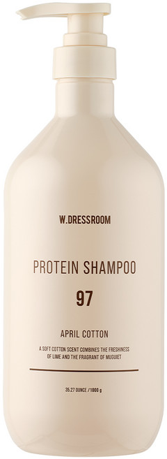 W.DRESSROOM 多麗絲 蛋白質緩解掉髮洗髮精 No97 四月棉, 1個, 1kg
