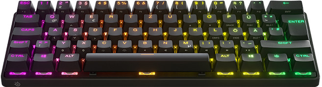 스틸시리즈 Apex Pro Mini WL US 유무선겸용 텐키리스 게이밍 키보드, 혼합색상, KB-00016, 마그네틱축(자석축)