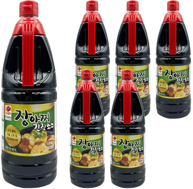 뚜레반 장아찌 간장소스, 1.8kg, 6개