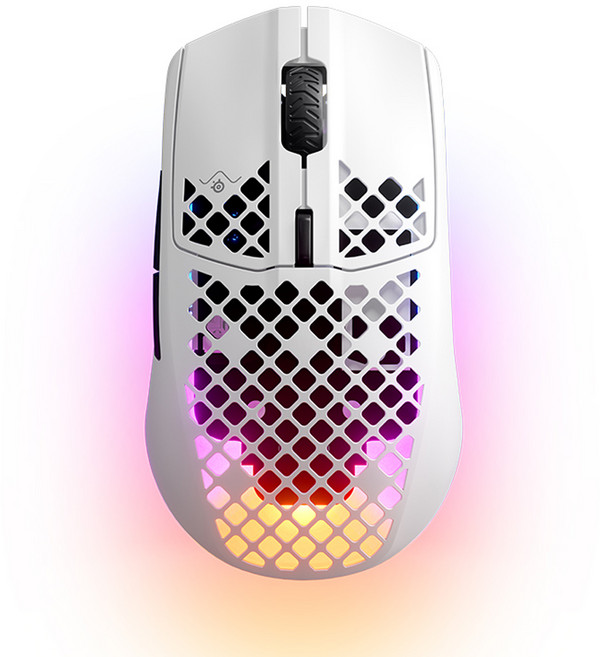 스틸시리즈 초경량 무선 게이밍 마우스 AEROX 3 WIRELESS SNOW, M-00019, 혼합색상