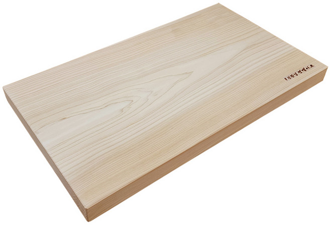 친환경편백아트 통원목 고급 무절 도마, 혼합색상, 1개