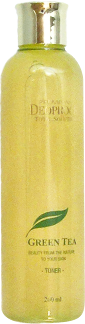 DEOPROCE 迪普詩 靚膚彈力保濕化妝水 綠茶精華, 260ml, 1瓶