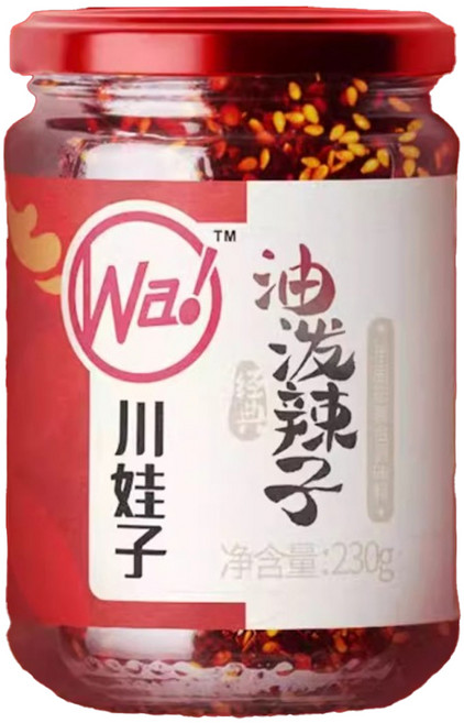 川娃子 油潑辣子調味料, 230g, 1罐