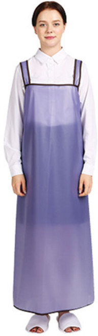 웰프런 메쉬 방수앞치마 H형 대, 퍼플, 1개