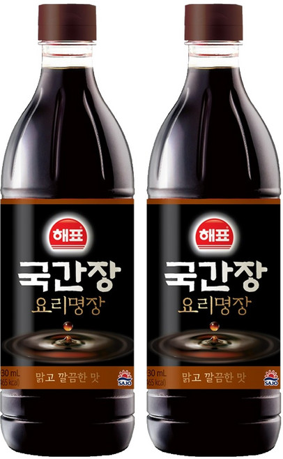 [해표] 국간장, 930ml, 2개