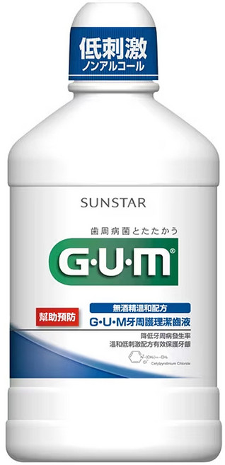 SUNSTAR 三詩達 G.U.M 官方直營 牙周護理潔齒液, 500ml, 1入, 1瓶